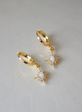 Katie Waltman Jewelry Opalite Star Huggies
