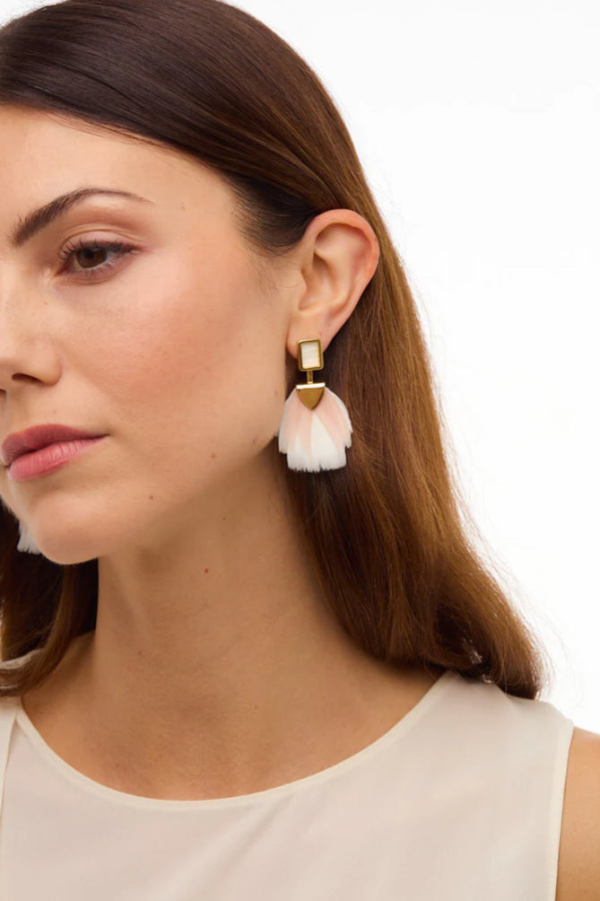 Brackish Tarpum Bay Bezel Drop Earring