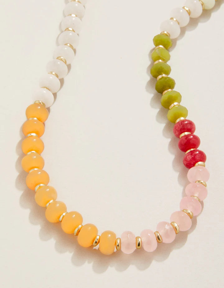 Spartina Pink/Green Sawyer Stone 17” Necklace