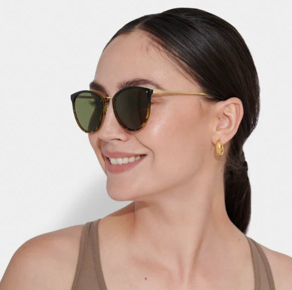 Katie Loxton Santorini Gradient Black Tortoise Sunglasses