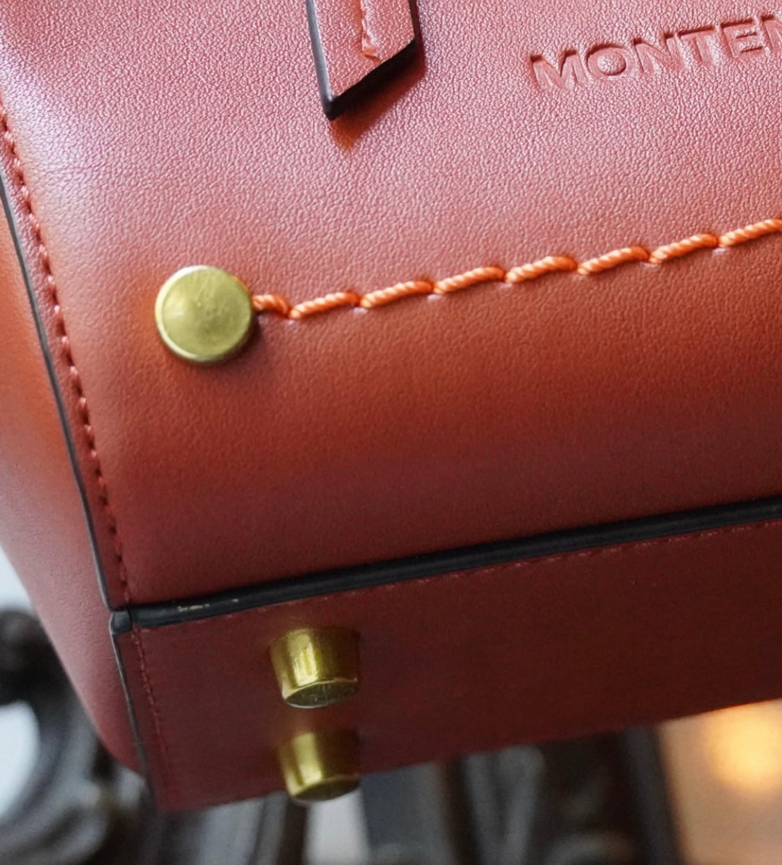 Montemaré Roma Mini Crossbody Terracotta