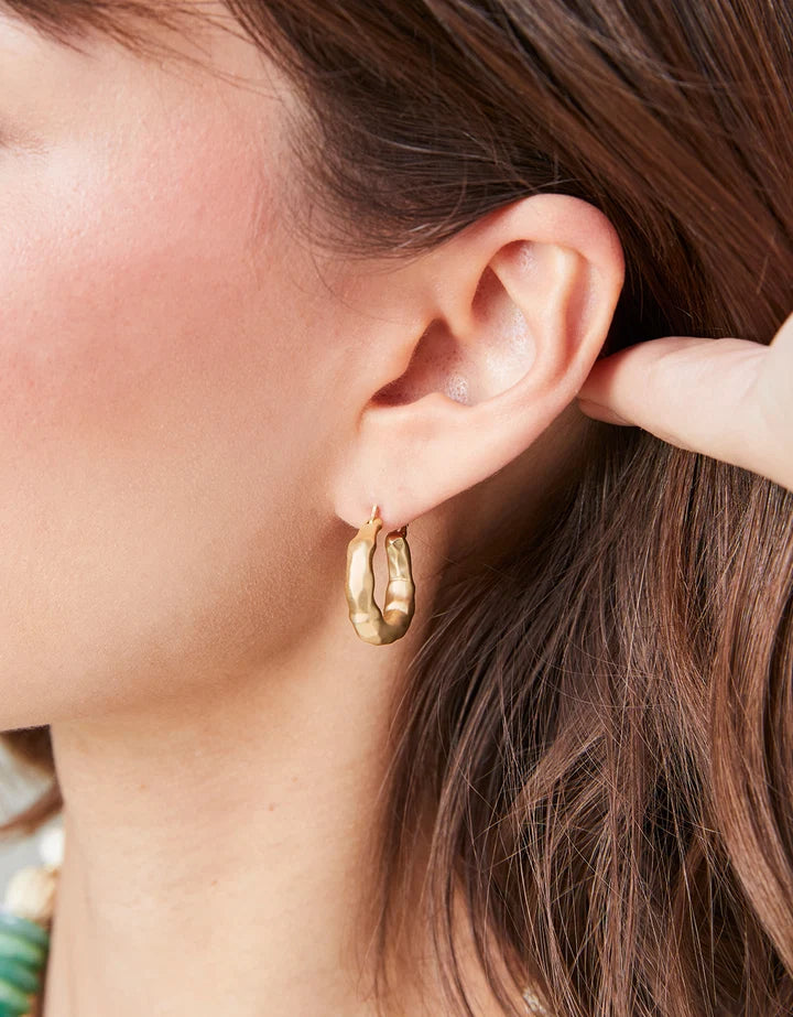 Spartina 449 Everyday Hoop Earrings Gold
