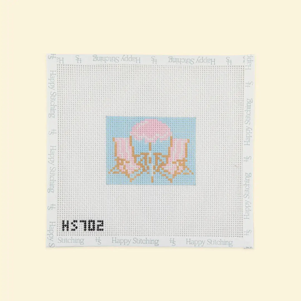 Happy Stitching Luggage Tag Needlepoint Kit