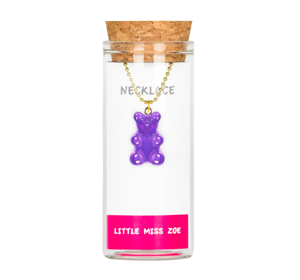 Little Miss Zoe Charm Necklace In Glass Bottle