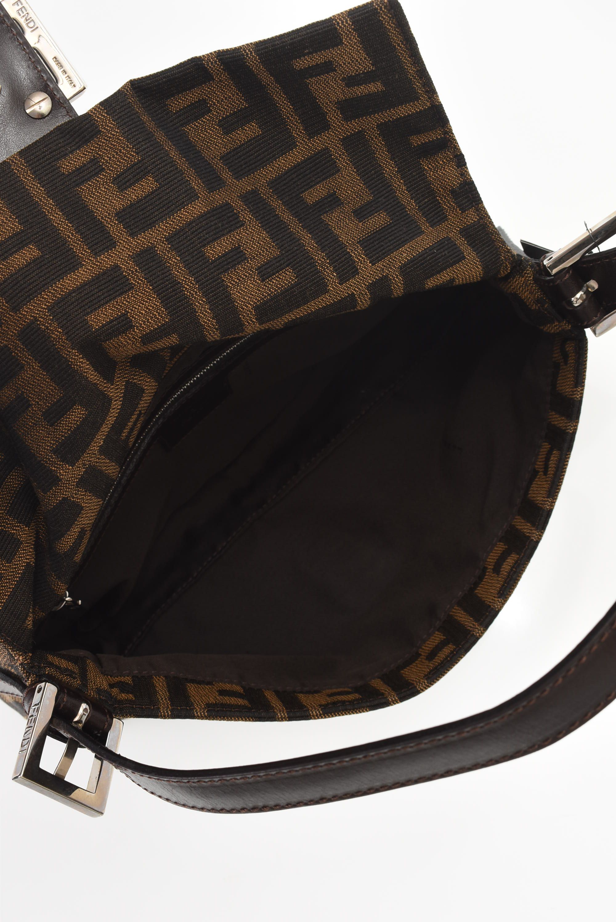 Fendi Baguette Zucca Canvas