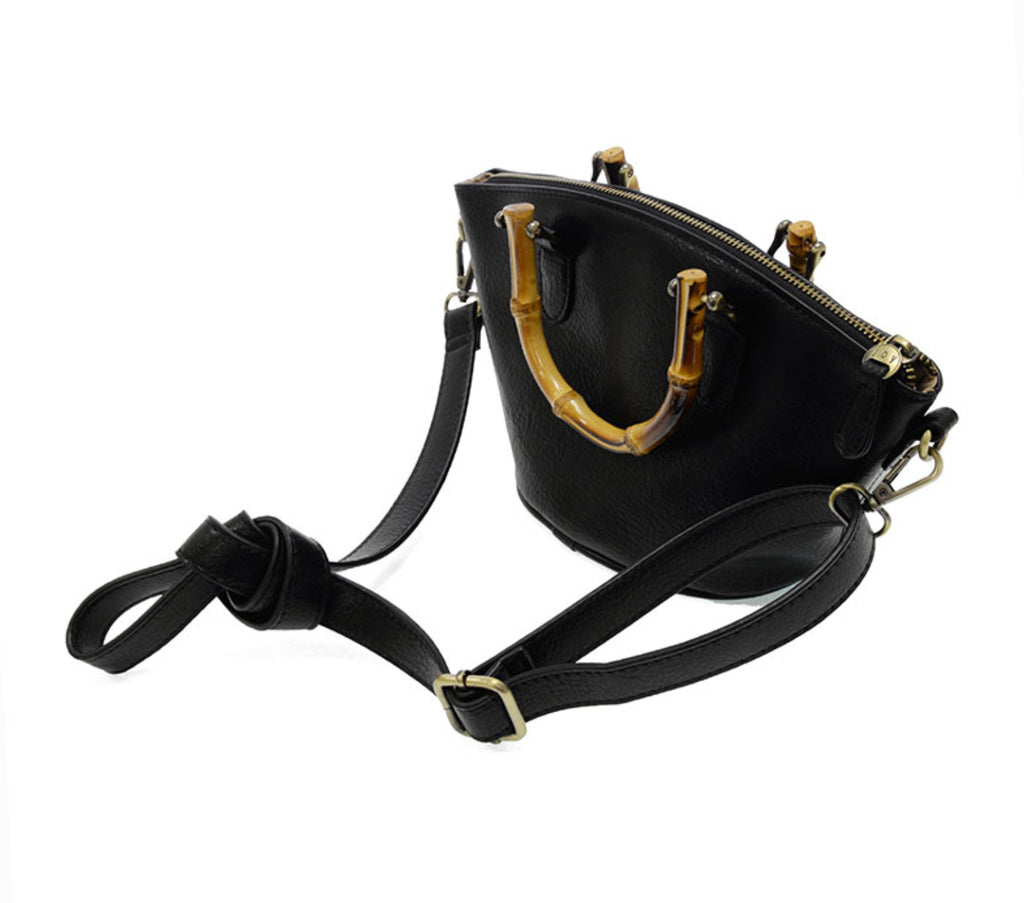 Susan Joy Millie Bamboo Handle Basket Crossbody