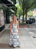 Illailla Navy and White Dress