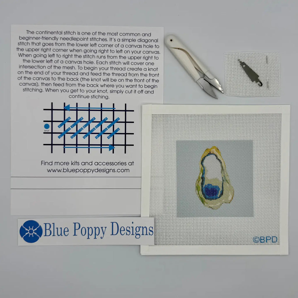 Blue Poppy Designs Needlepoint Kit