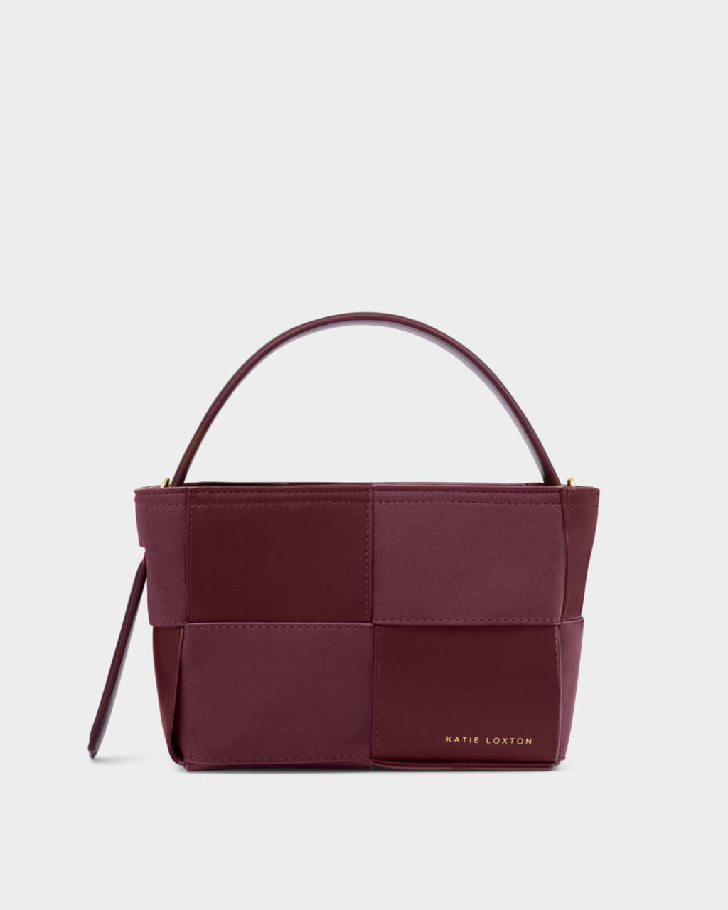 Katie Loxton Taya Woven Suedette Top Handle Bag