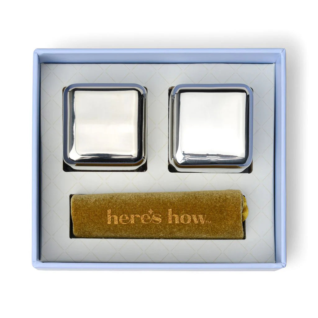 (Here’s How) The Jupiter Cocktail Chiller Silver Set Of 2