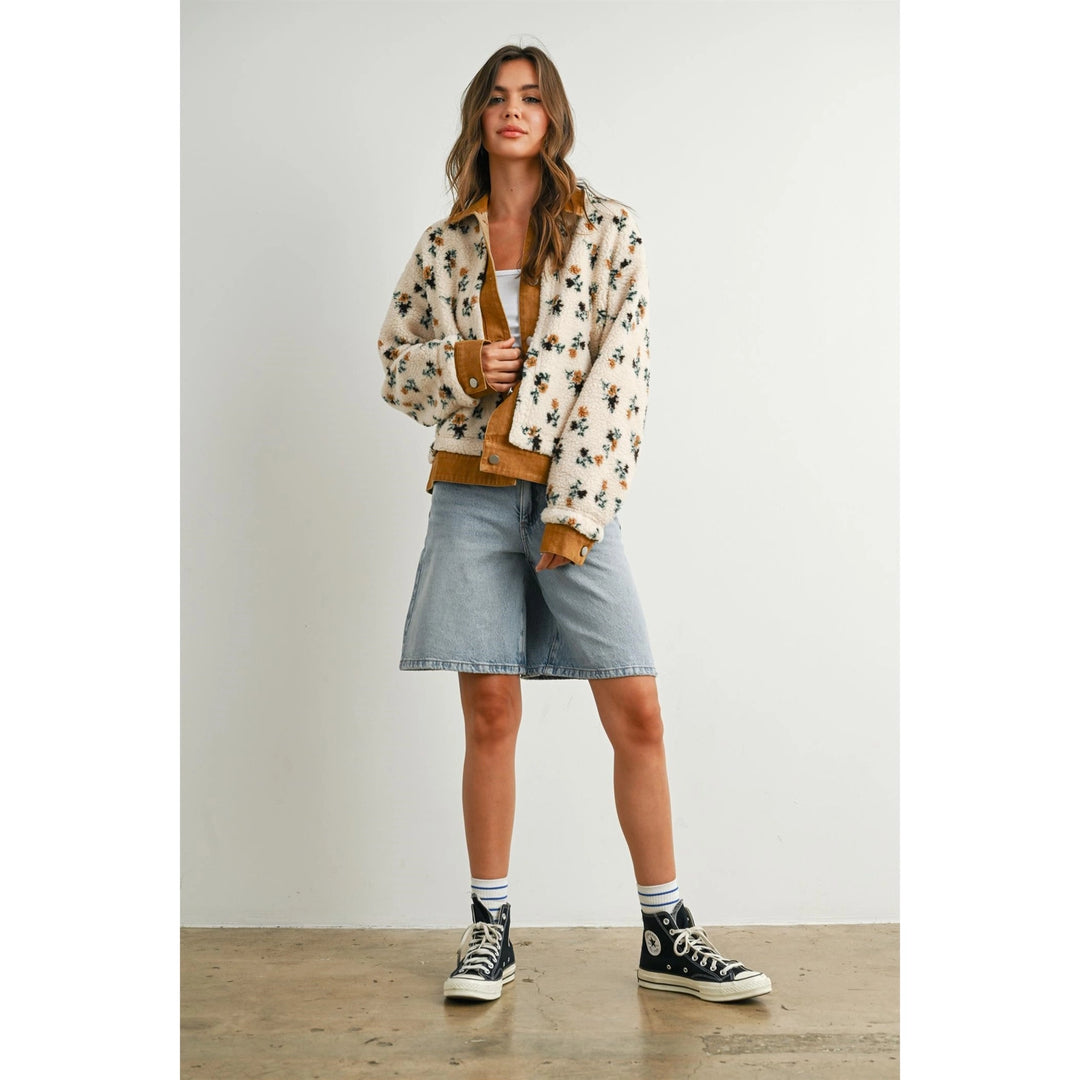 Floral Button Down Jacket