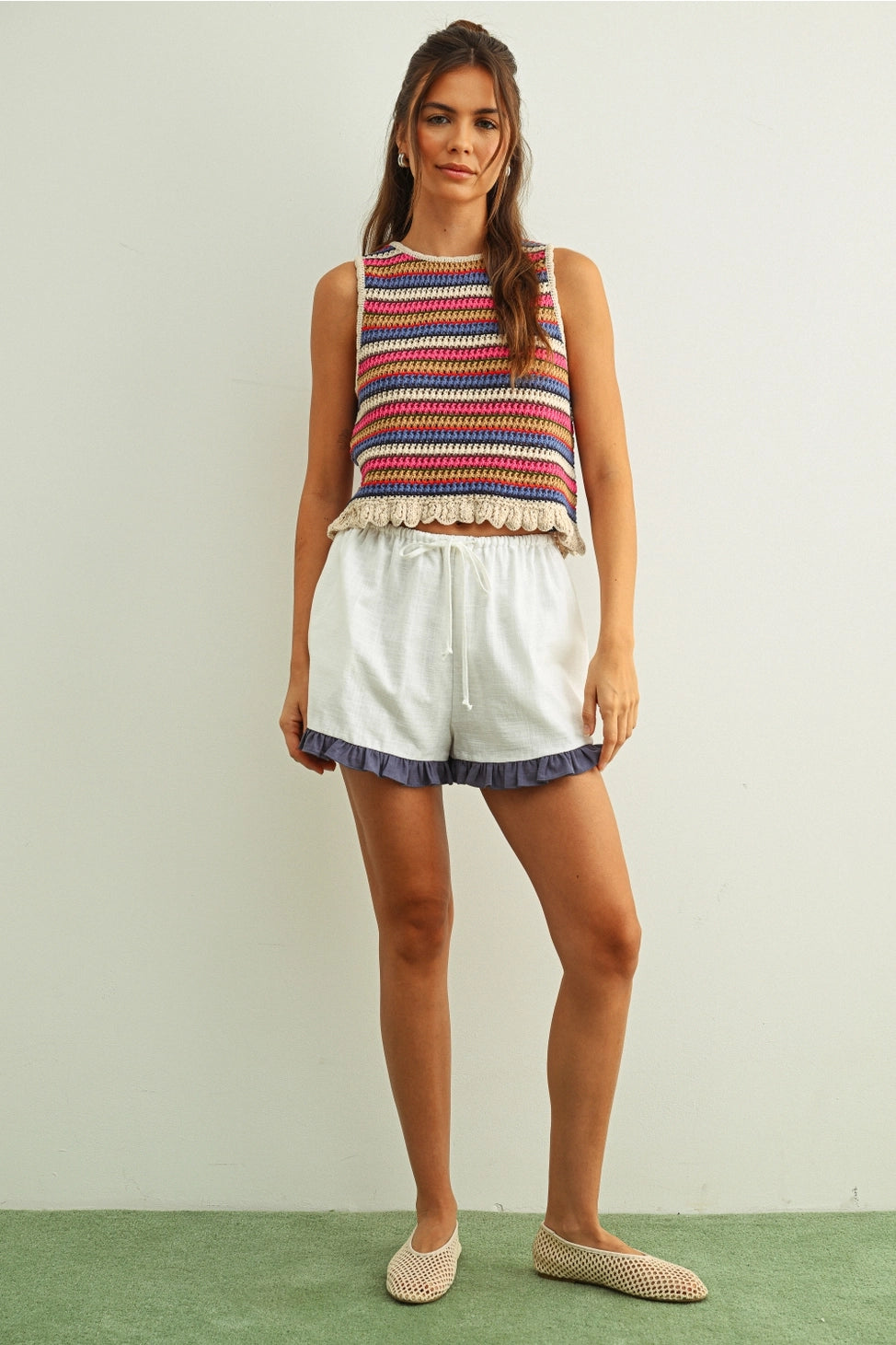 Miou Muse Crochet Spring Tank