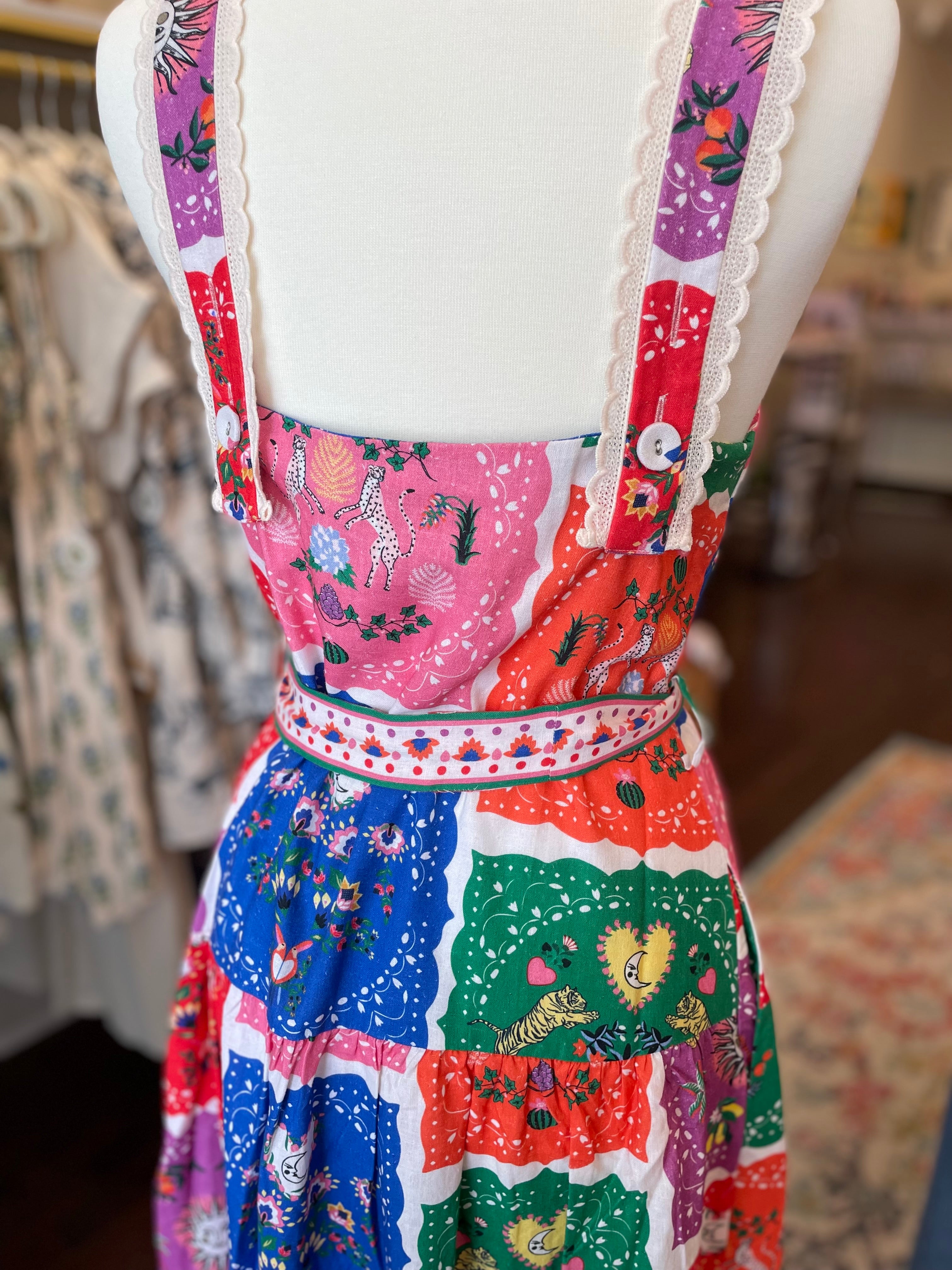 Emily Lovelock Summer Party Midi Button Down Dress