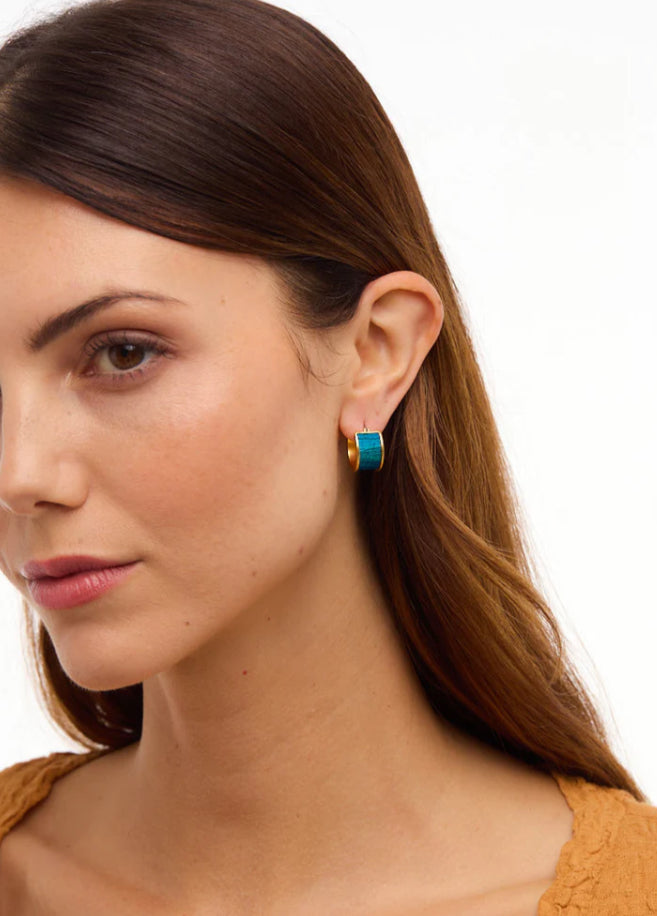 Brackish Eleuthera Two Piece Hoop Earring