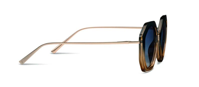 Peepers Solana Polarized Sunglasses Black/Tan