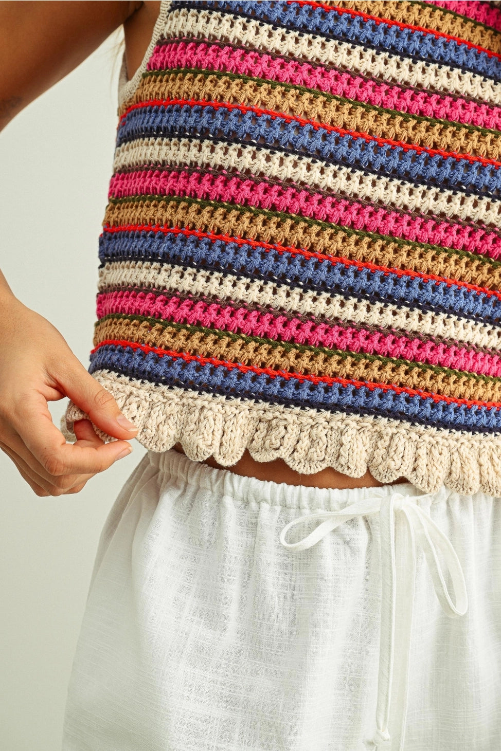 Miou Muse Crochet Spring Tank