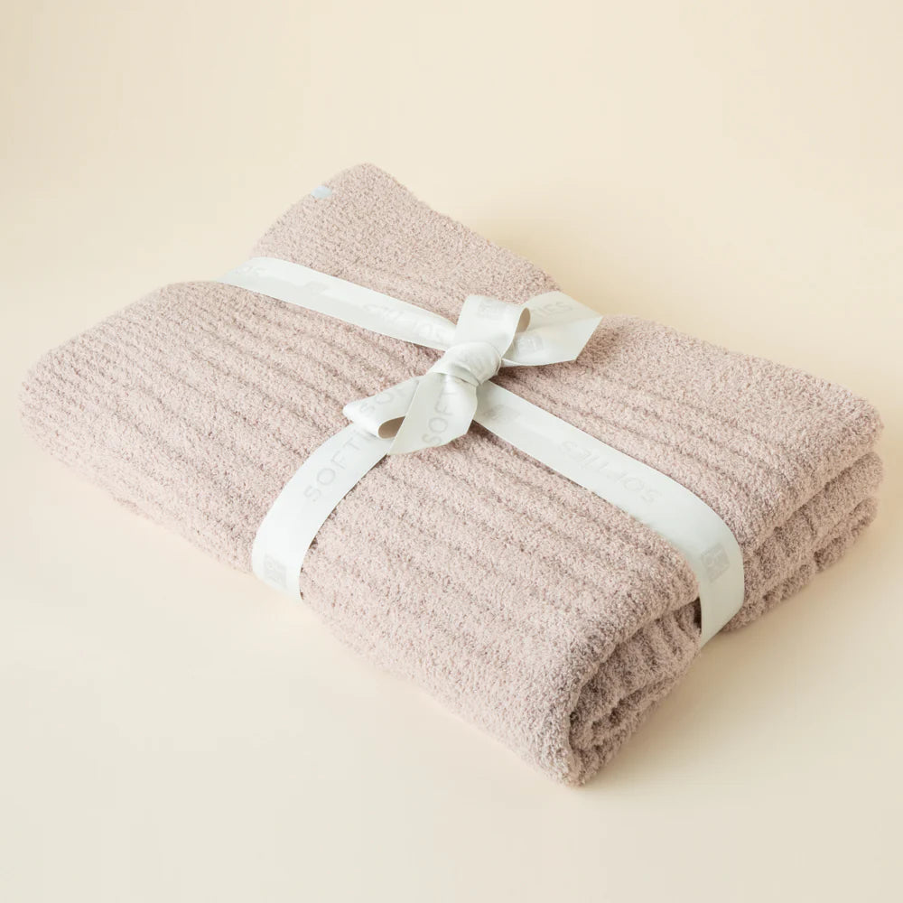 Softies 50”x70” Solid Rib Marshmallow Blanket