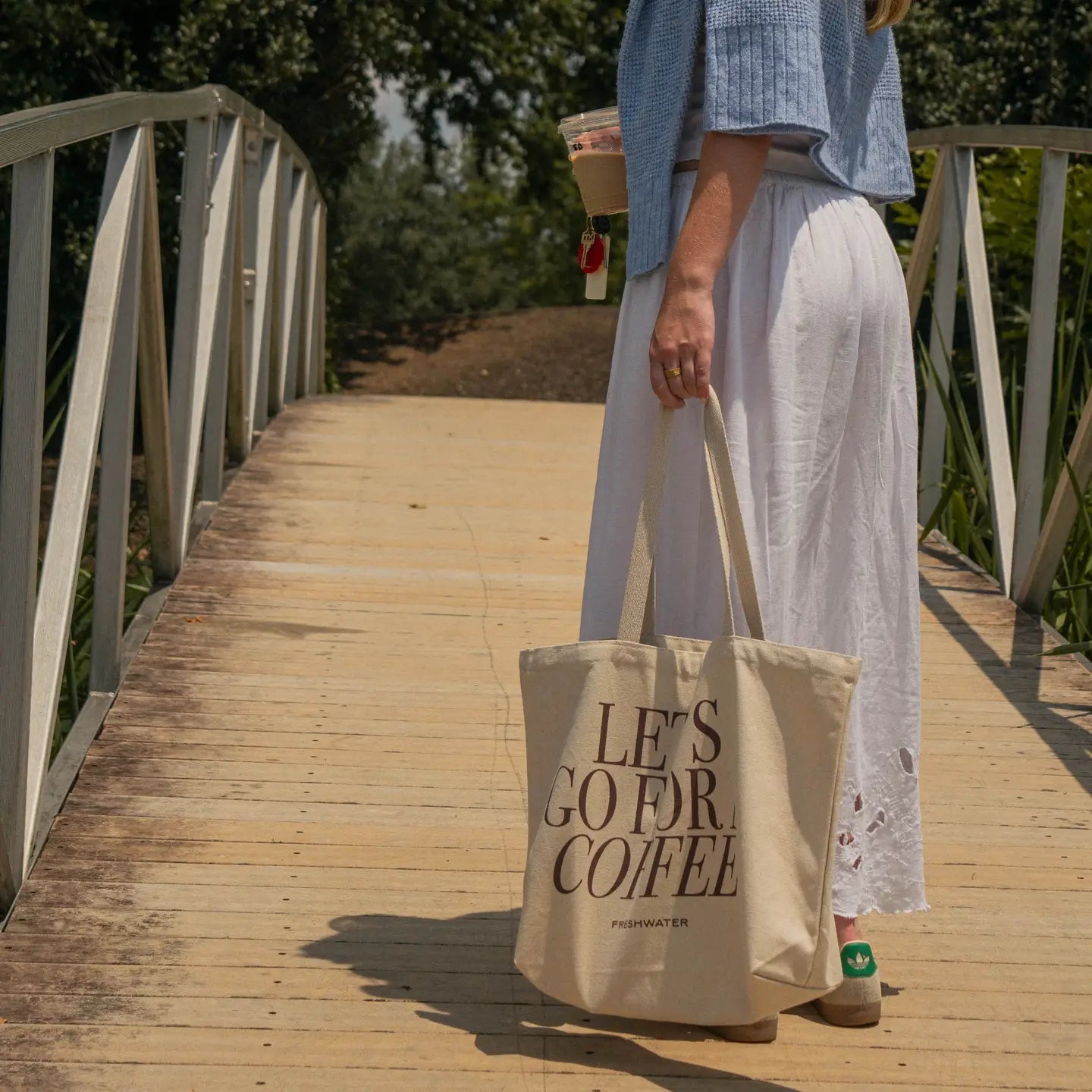 Let's Go For A Coffee Tote