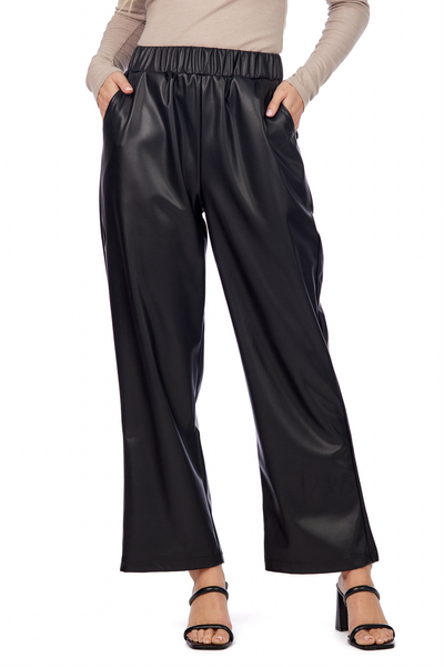 Mudpie Ballard Leather Pants Black