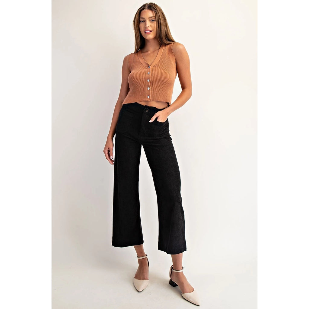 Black Corduroy Pants