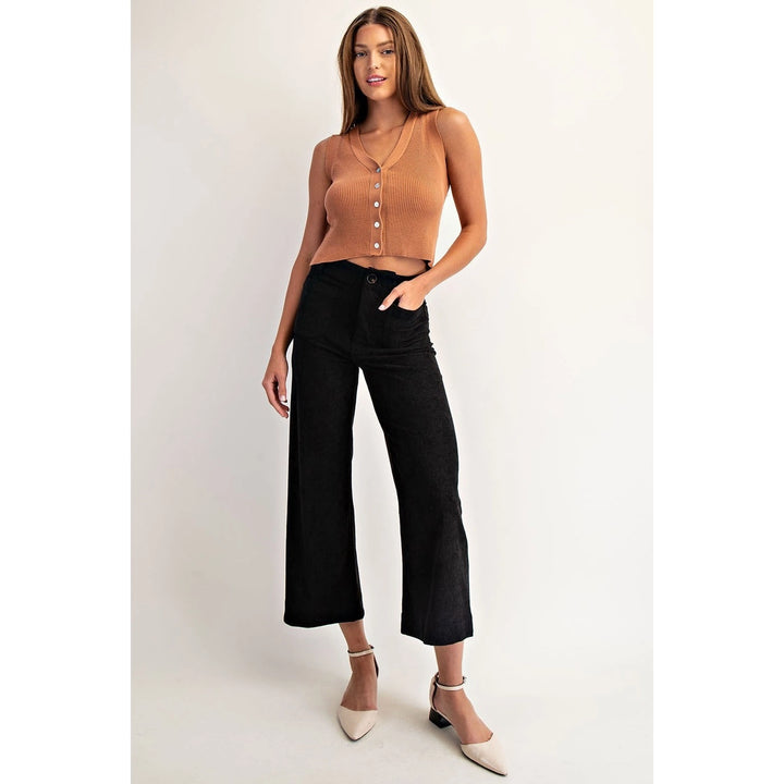 Black Corduroy Pants