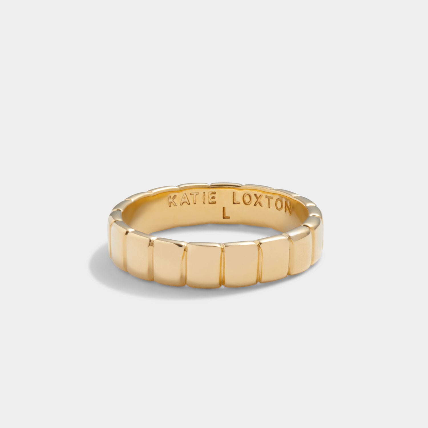 Katie Loxton Amulet Skinny Ring Gold