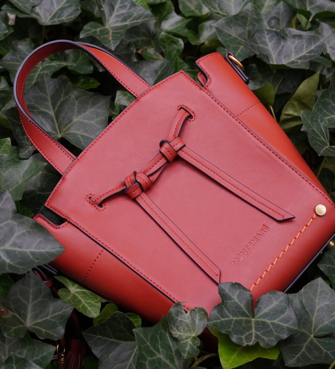 Montemaré Roma Mini Crossbody Terracotta