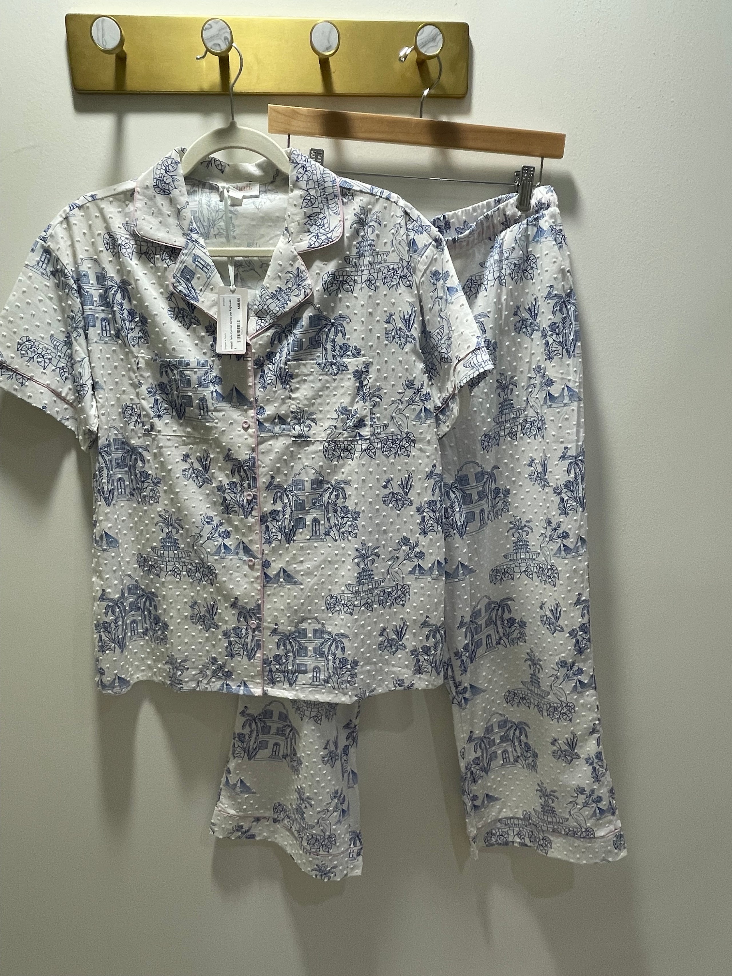 Imbali Toile Swiss Dot Pajama