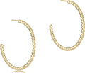 Enewton Beaded Classic 1.25” Post Hoop Gold 2MM Gold