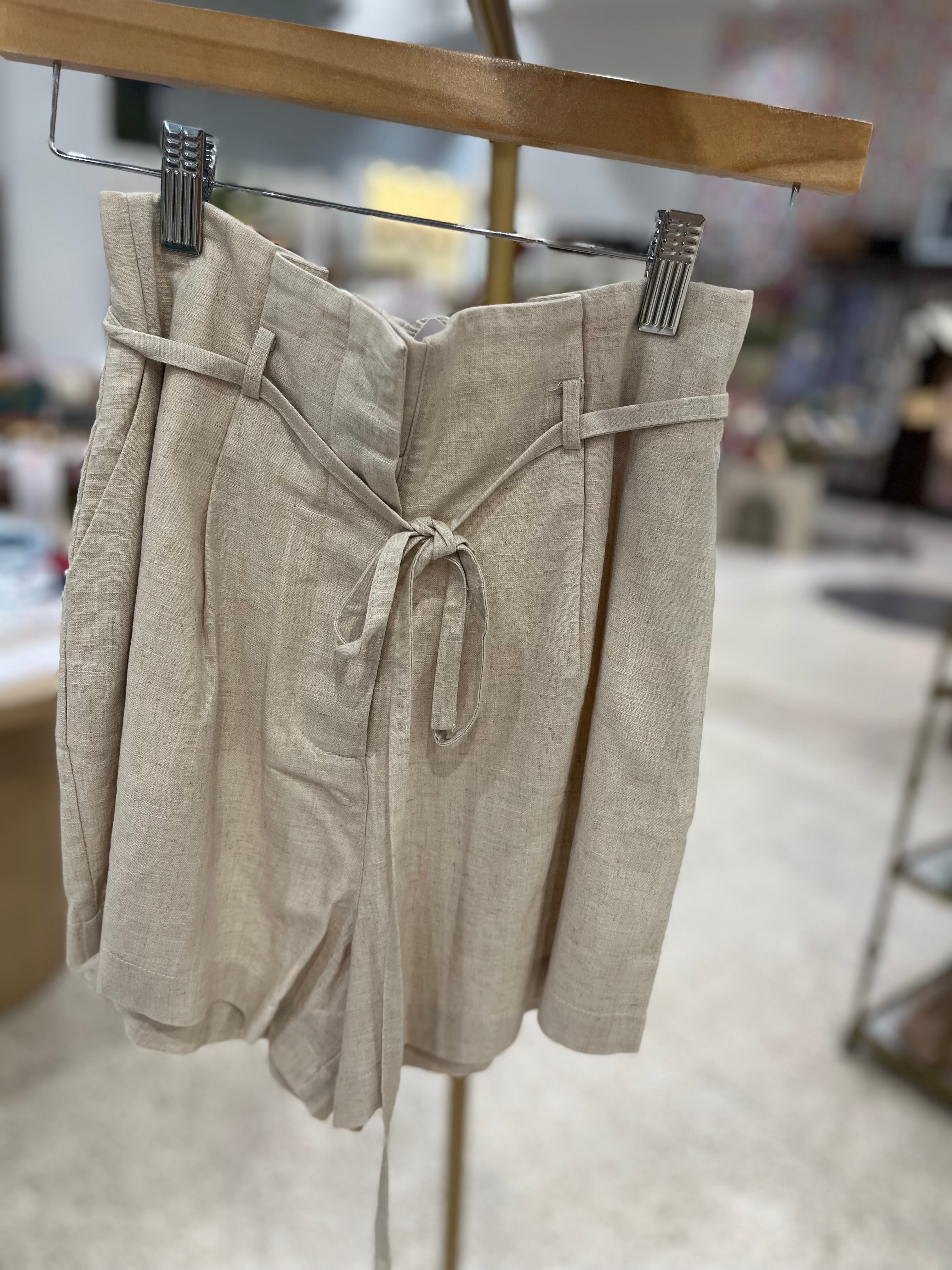 Aylaya Linen Shorts