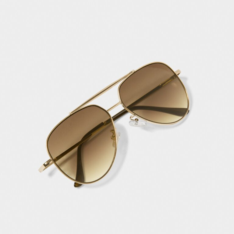 Katie Loxton Bali Gold Sunglasses