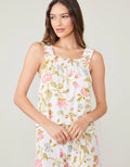 Spartina Trank Jane Jacobean Cream Pajama Tank