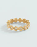 Spartina 449 SP Floret Ring Crystal Gold