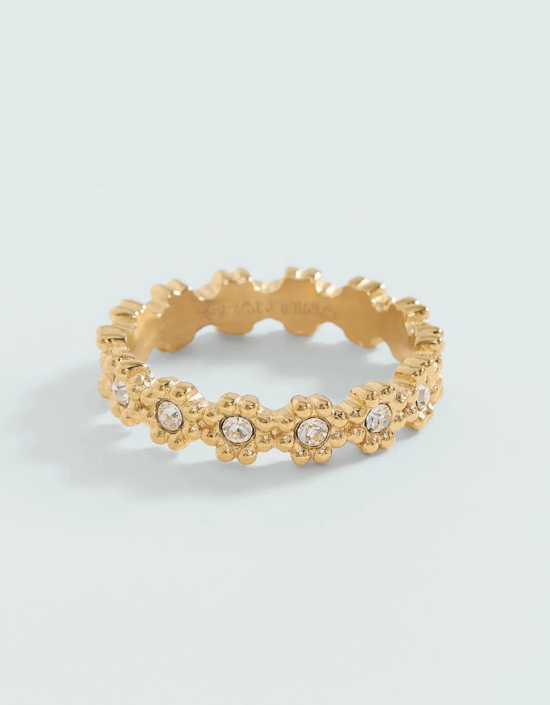 Spartina 449 SP Floret Ring Crystal Gold