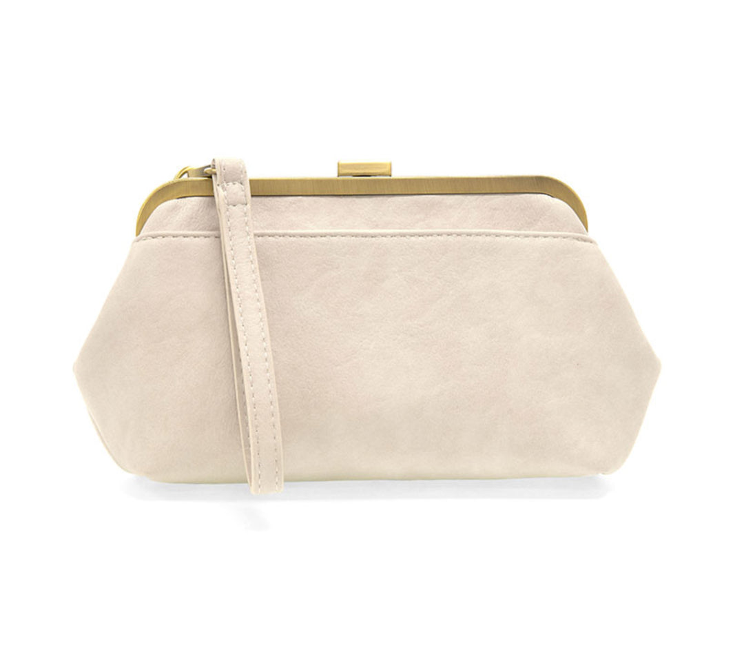 Susan Joy Vivie Frame Lock Convertible Crossbody/Wristlet