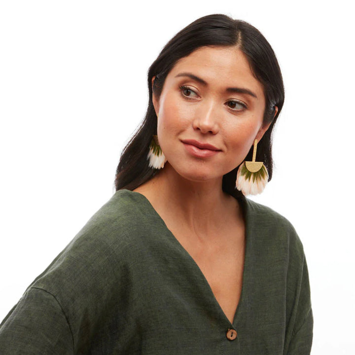 Brackish Limelight Grecian Earring