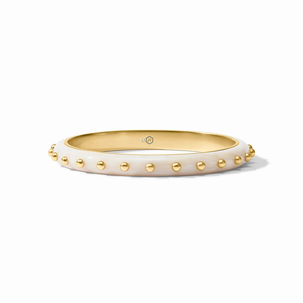 Julie Vos Colette Bangle Alabaster