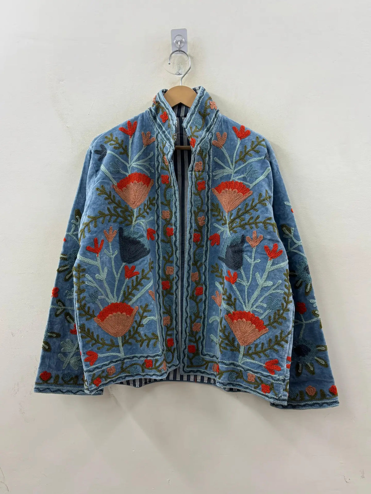 Zoshak Velvet Embroidered Jacket