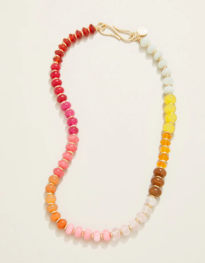 Spartina 499 Sawyer Stone 17” Necklace Warm Multi