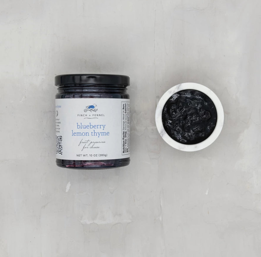 Finch and Fennel Blueberry Lemon Thyme Fruit Preserve