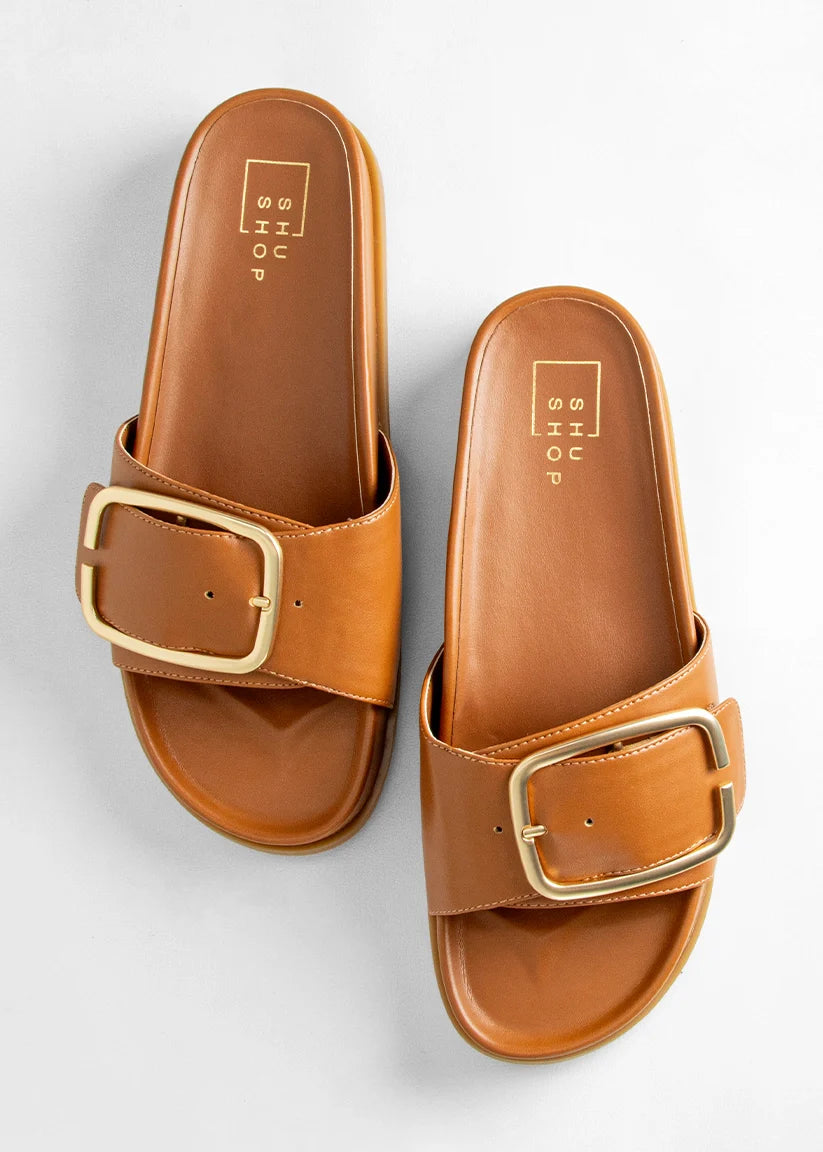 Shu Shop Delphine Camel Sandal