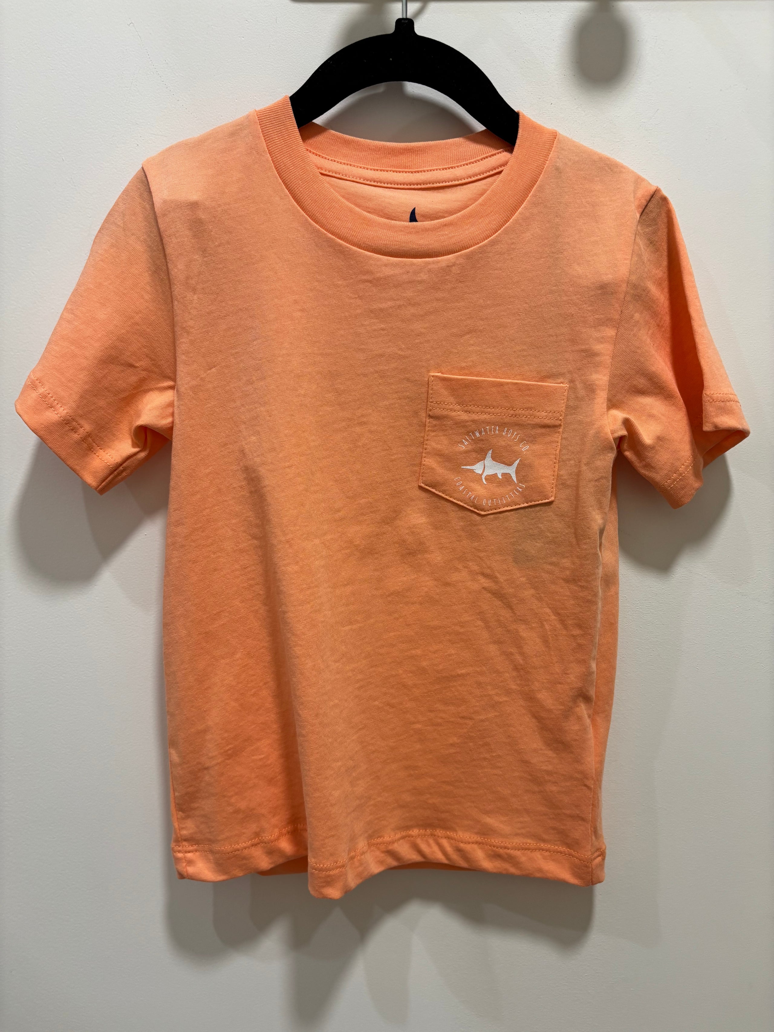 Saltwater Boys Company Orange Boat Pocket Tee