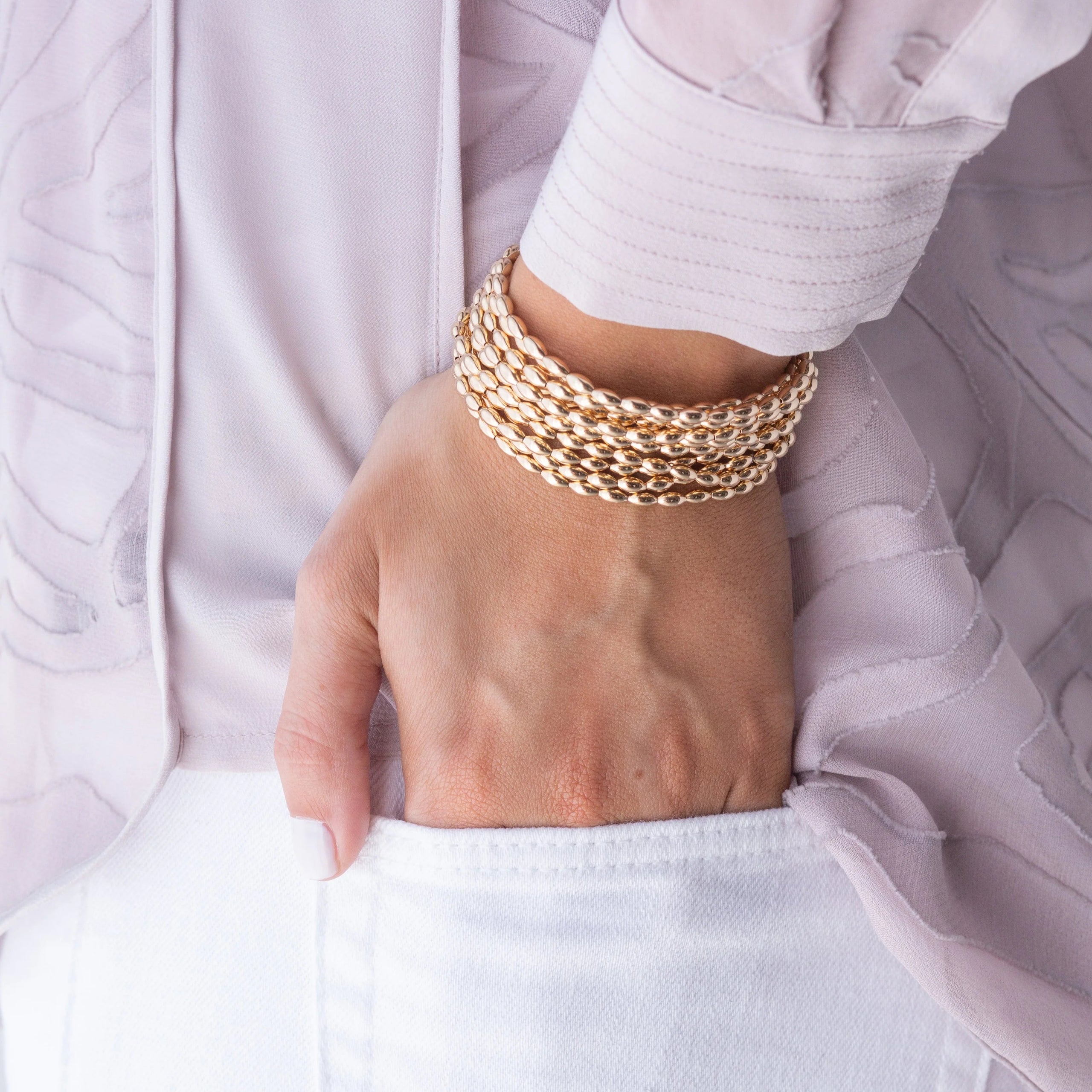 Enewton Harmony Gold Bead Bracelet