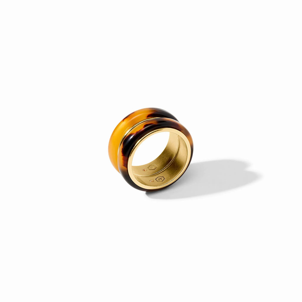 Julie Vos Carnaby Duet Ring Tortoiseshell