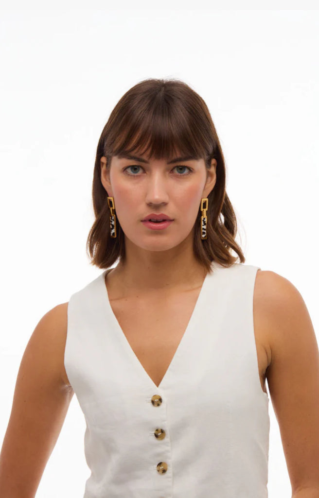 Brackish Marsh Harbour Drop Earring