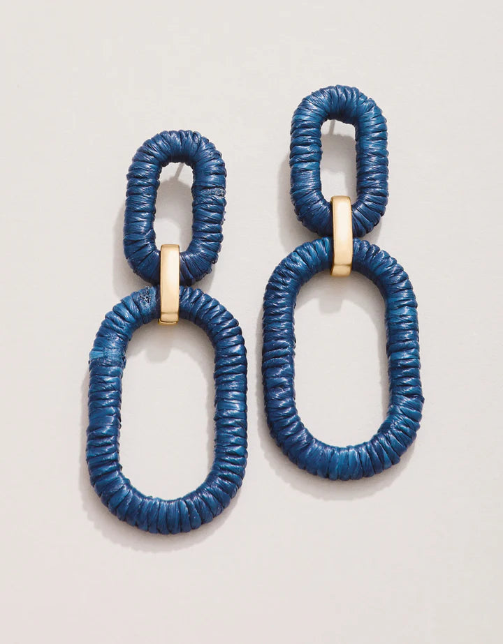 Spartina Straw Link Earrings