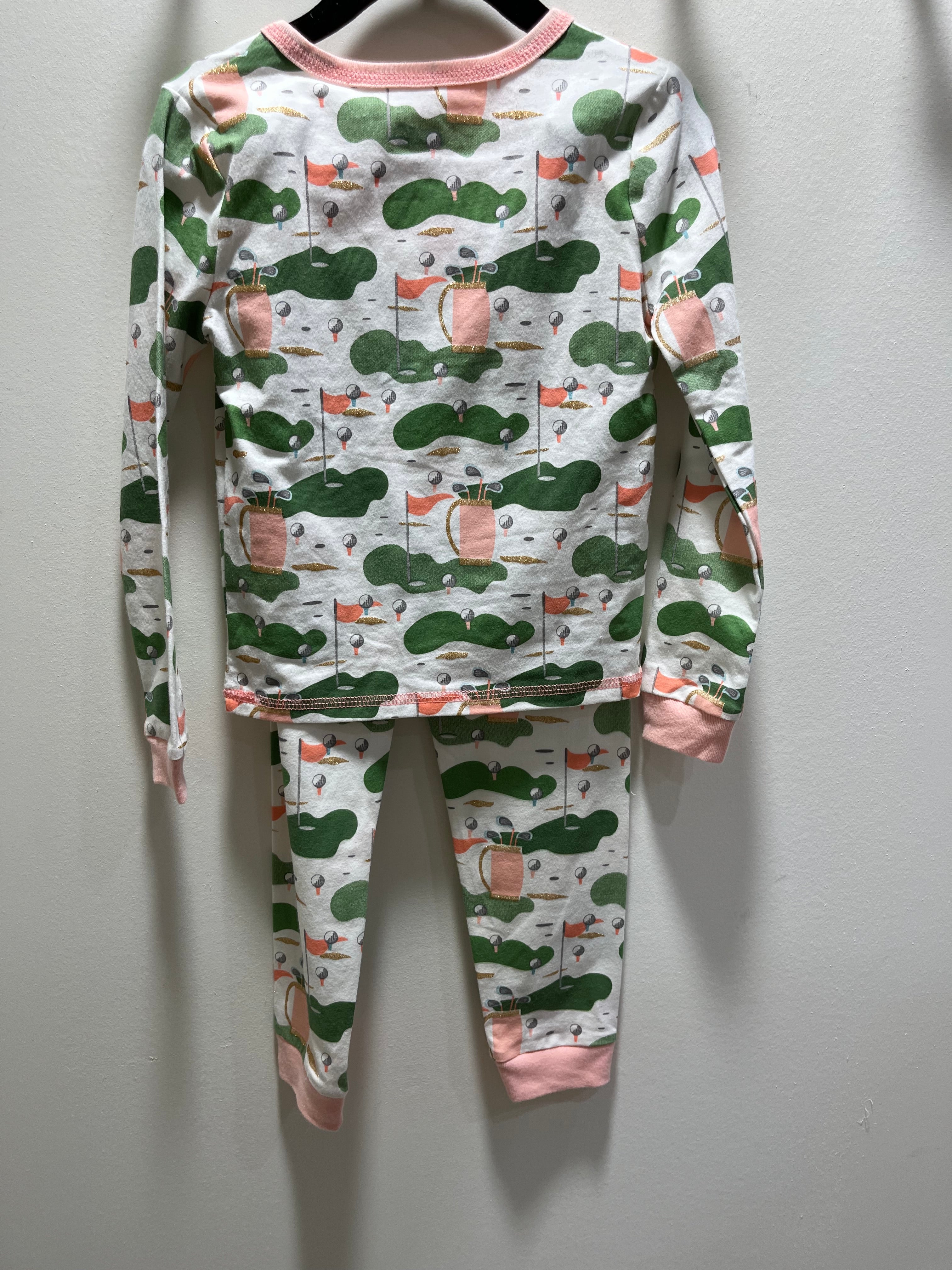 Mudpie Girls Golf Pajama Pants Set