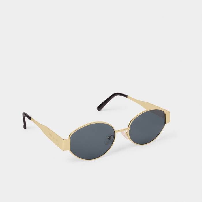 Katie Loxton Siena Matte Gold Sunglasses