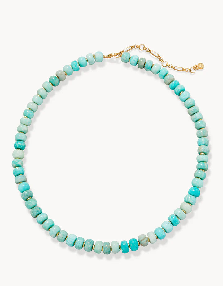 Spartina 499 Oval Stone Beaded 17” Necklace