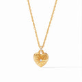 Julie Vos Esme Solitaire Heart Necklace